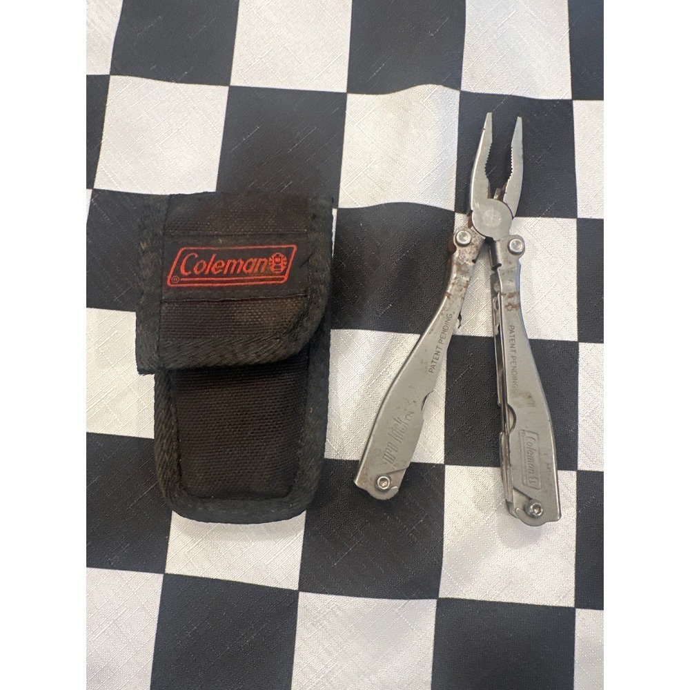 Coleman Multi Tool Pliers Knife Pouch Camping Outdoor Utility